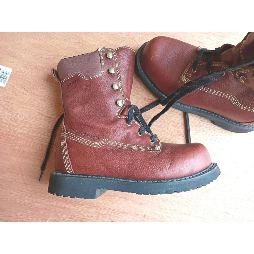 Hytest I Iron High Heat‎ Work Boots Mens Brown Boots - US 6.5